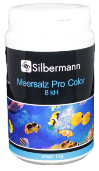 Silbermann Meersalz Pro Color KH8 1Kg Dose